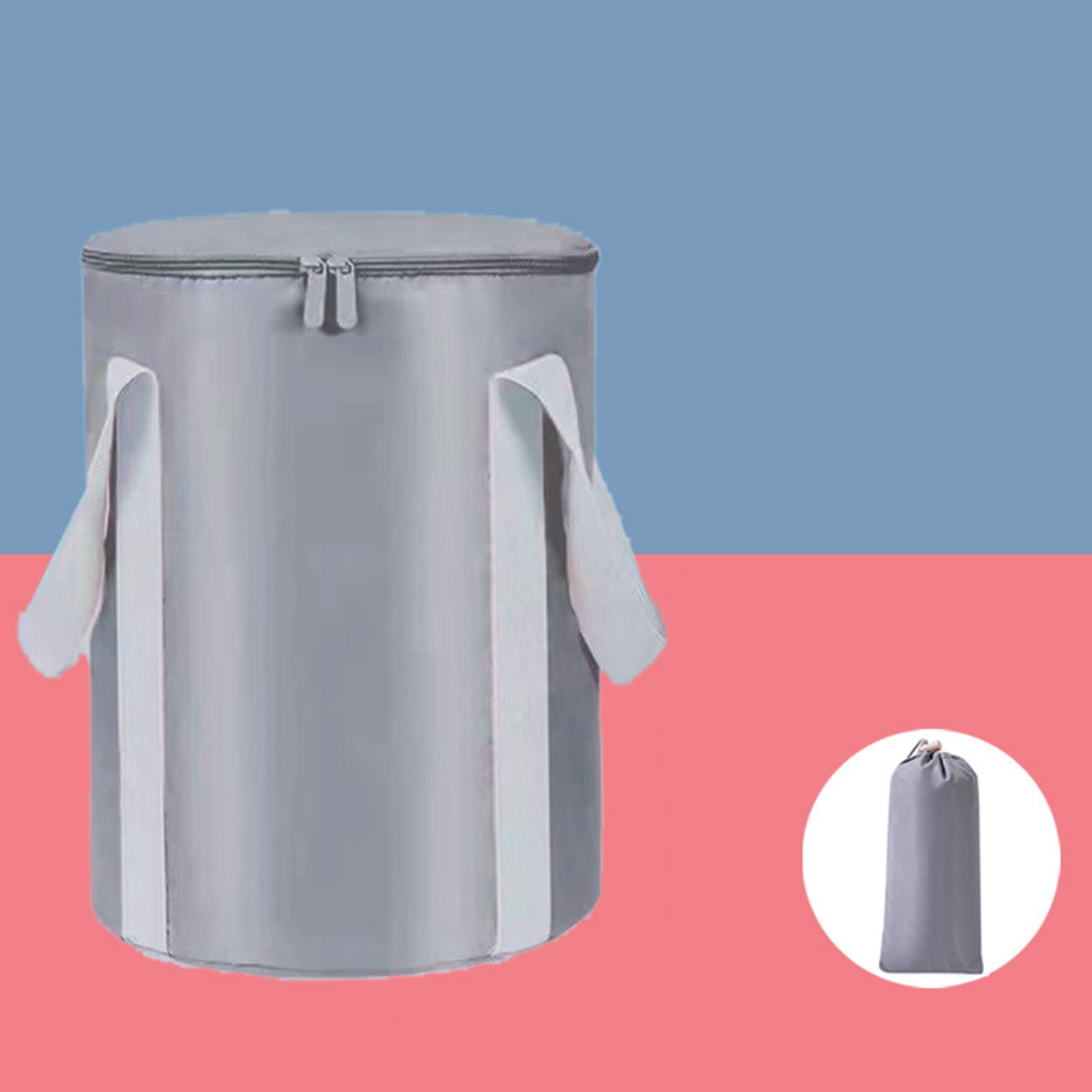 Home Foot Bath Bag Portable Foldable Foot Bath Bucket with Lid Foot