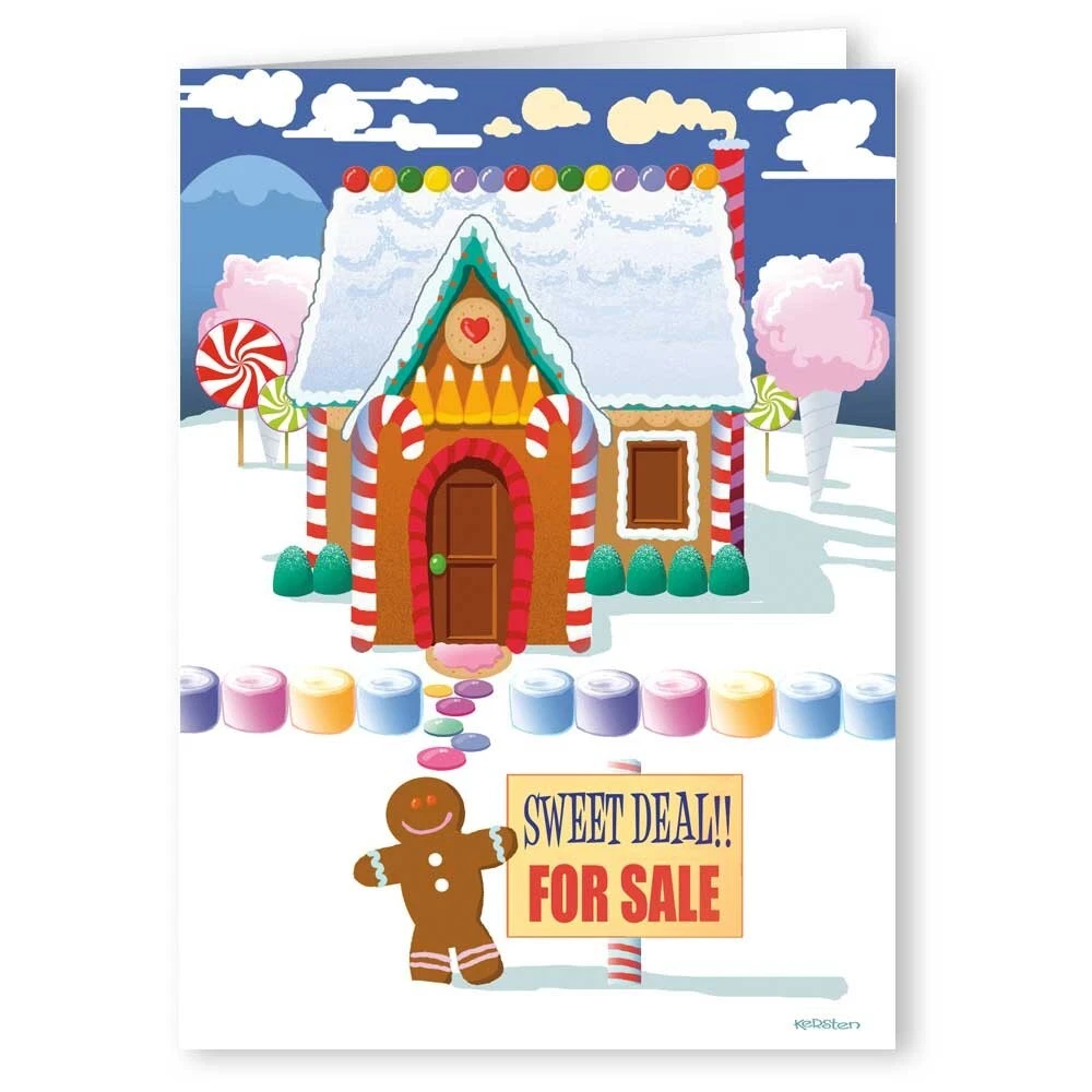 Home For Sale New Year Card | Happy New Year | 18 Holiday Cards -50051