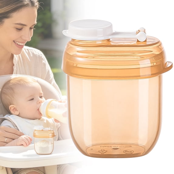 Home Formula Dispenser | Oimcto Portable Formula Dispenser Container with Scoop and Carry Handle for Travel Outdoor Activities for Baby Infant - C