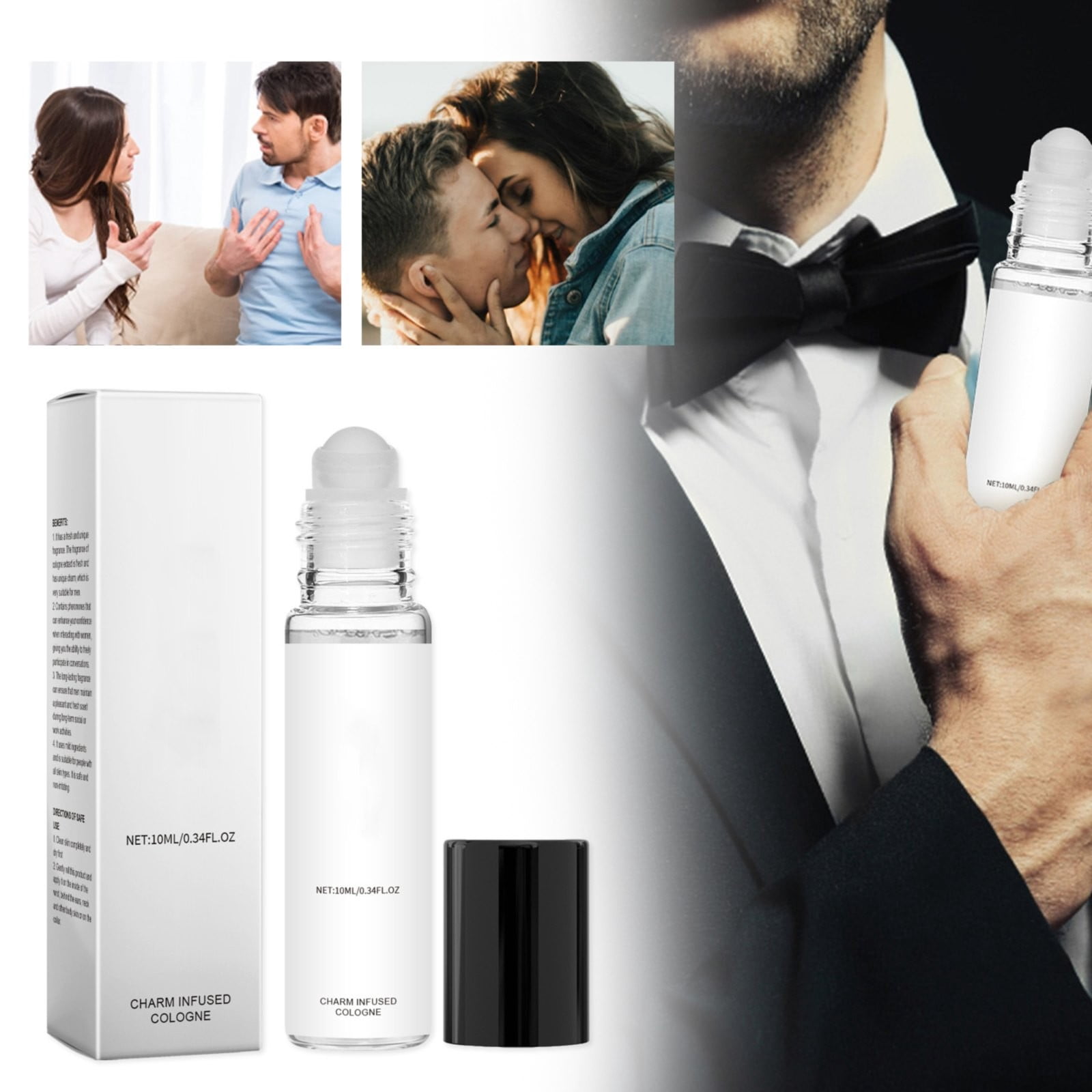 Home Fragrance Products, Men'S Rolling Bead Perfume Fresh and Charming