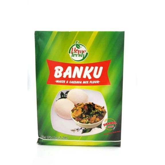 Home Fresh Banku Mix  Authentic Ghanaian Fermented Corn  Cassava Flour Blend | 2.2LB