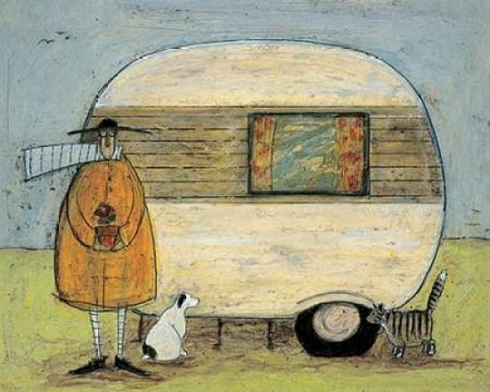 Home From Home Canvas Art - Sam Toft (24 x 30)