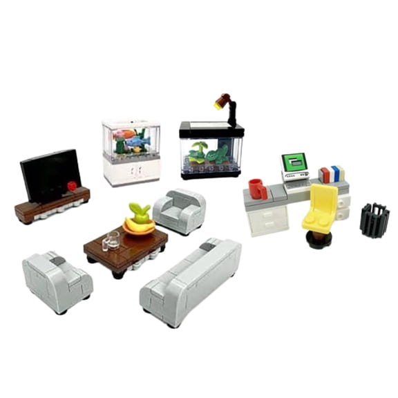 Home Furnishing Building Blocks -Set #2 | General Jims Toys & Bricks | GJ-HFS2