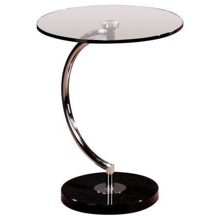 Home Furniture Modern Contemporary Indoor C End Table - Glass