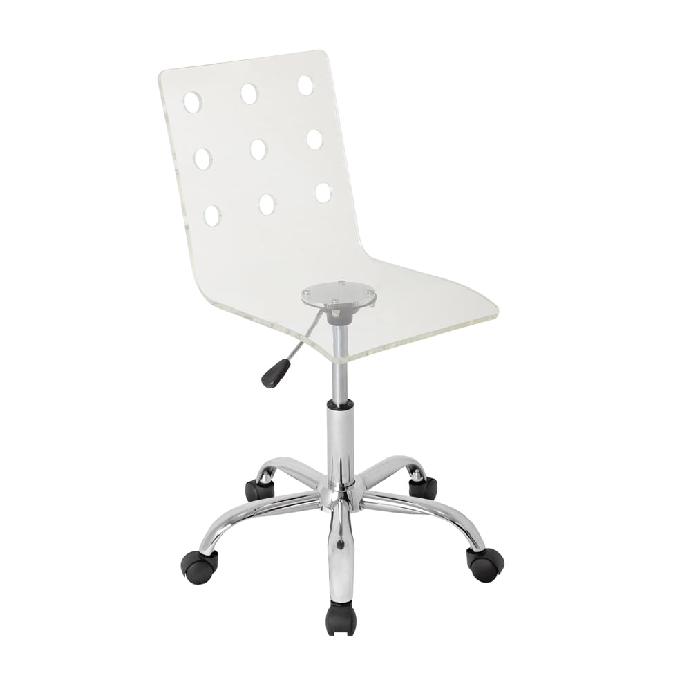 Home Furniture Modern Contemporary Swiss Office Chair - Clear
