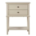 thumbnail image 1 of Home Furniture Modern Newton 2-Drawer Beige Nightstand (28"H X 16"W X 22"D), 1 of 6