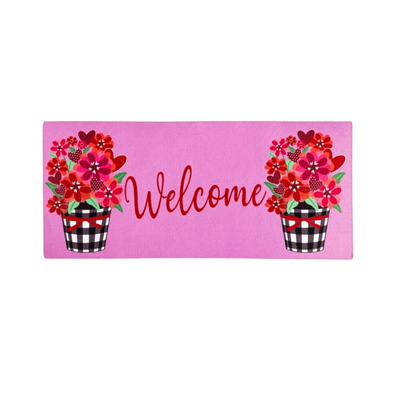 Home & Garden Buffalo Check Flower Pot Mat Rubber Sassafras Switch Mat 431908