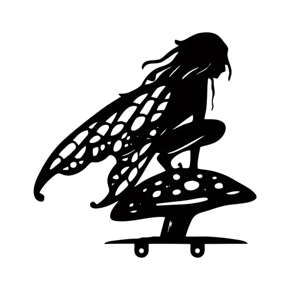 Home Garden Decoration Metal Fairy Mailbox Topper Personalized Mailbox Cover, Mailbox Decor, Room Decor, Home Decor