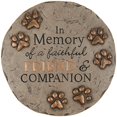 thumbnail image 1 of Home & Garden Friend & Companion Step Stone Paw Loving Memory 11134, 1 of 2