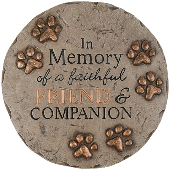 Home & Garden Friend & Companion Step Stone Paw Loving Memory 11134