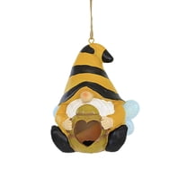 Home & Garden Garden Gnome Birdhouse Yard Decor Clean-Out Hole A7250 Bee