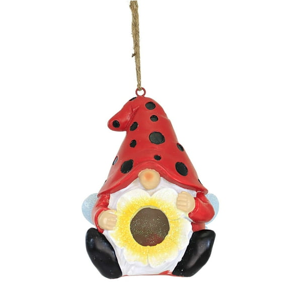 Home & Garden Garden Gnome Birdhouse Yard Decor Clean-Out Hole A7250 Ladybug