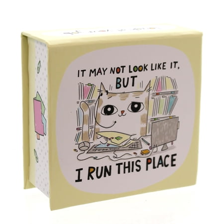 Home & Garden I Run This Place Memo Cube Paper Laugh At Work Office 4048946