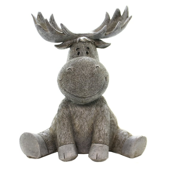 Home & Garden Moose Pudgy Pal Polyresin Summer Spring 12156.
