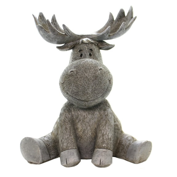 Home & Garden Moose Pudgy Pal Polyresin Summer Spring 12156.