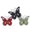 thumbnail image 1 of Home & Garden Painted Butterfly Metal Wall Decor Er47582 Red, 1 of 3