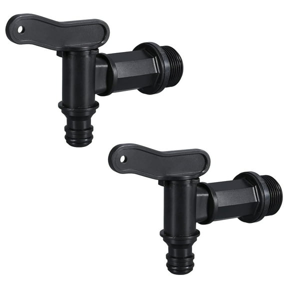 Waterbutt Tap For Home Garden, Snap Fit Water Container Attachment With Brass Washers, 1Pcs Wide Application And Effortless Assembly