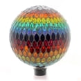 thumbnail image 1 of Home & Garden Rainbow Mosaic Gazing Ball Glass Yard Decoration 65769, 1 of 1
