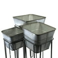 thumbnail image 1 of Home & Garden Square Planter Set Metal Patio Yard Decor 31835600, 1 of 3