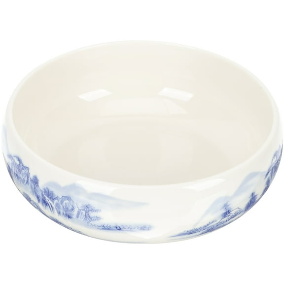 Round Shallow Bonsai Pot Lotus Bowl Planter Hydroponic Pots