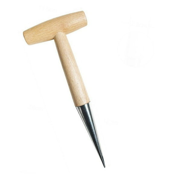Home Gardening Wooden Handle Planting Tool Hand Digger Remover Lifter Tool
