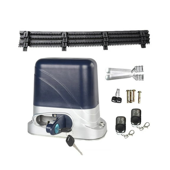 Home Gate Use Electrical Automatic Sliding Gate Door Opener Motor Remote Control Operator With 4M Nylon Rack Full Kit 1200KG ,Easy to Install