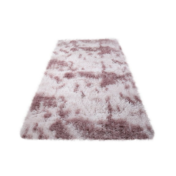 Home Gifts Matoen Area Rugs for Bedroom Square Fluffy Ultra Soft Plush Carpet for Kids Room Bedside Nursery Mats Purple 31.5x63 Inch