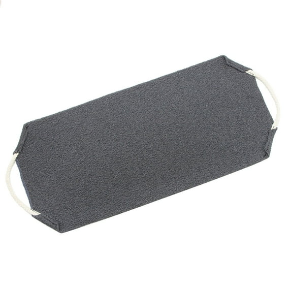 Home Gifts Matoen Exfoliating Back Scrubber Towel with Handles Two Sides for Body Shower Deep Cleans Skin Massages Towel 7.9x17.7inch Army Dark Gray