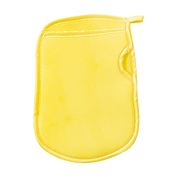 Home Gifts Matoen Exfoliating Glove Deep Cleaning Glove Washcloth Portable Gloves Shower Gloves, 5.3x7.7inch Yellow