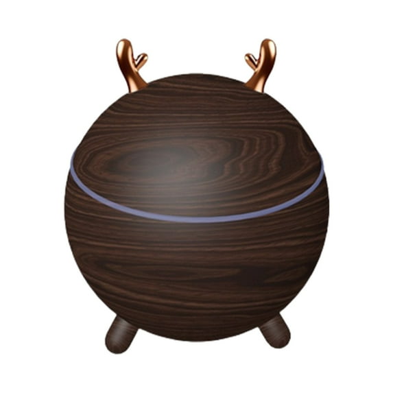 Home Gifts Matoen Mini Humidifier for Bedroom, Portable Indoor Desktop Hydrating Humidifier for Car & Home (Brown)