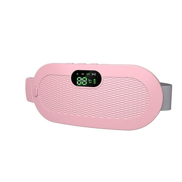Home Gifts Matoen Portable Cordless Heating Pad, Heating Pad for Stomach, 5-Speed Temperature Adjustment and 4-Speed Massage Modes, Back and Belly Heating Pad for Women Pink