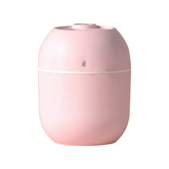 Home Gifts Matoen Quiet Humidifier with Light, USB Cool Mist Humidifier for Bedroom and Office, Plants, Easy to Clean Pink