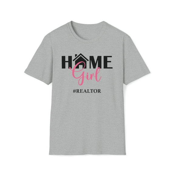 Home Girl Realtor, Gildan Unisex Softstyle T-Shirt, Graphic Tee, S-3XL