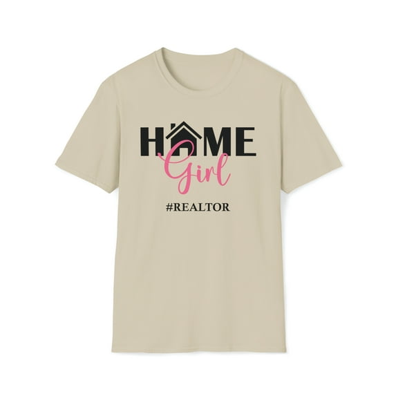 Home Girl Realtor, Gildan Unisex Softstyle T-Shirt, Graphic Tee, S-3XL