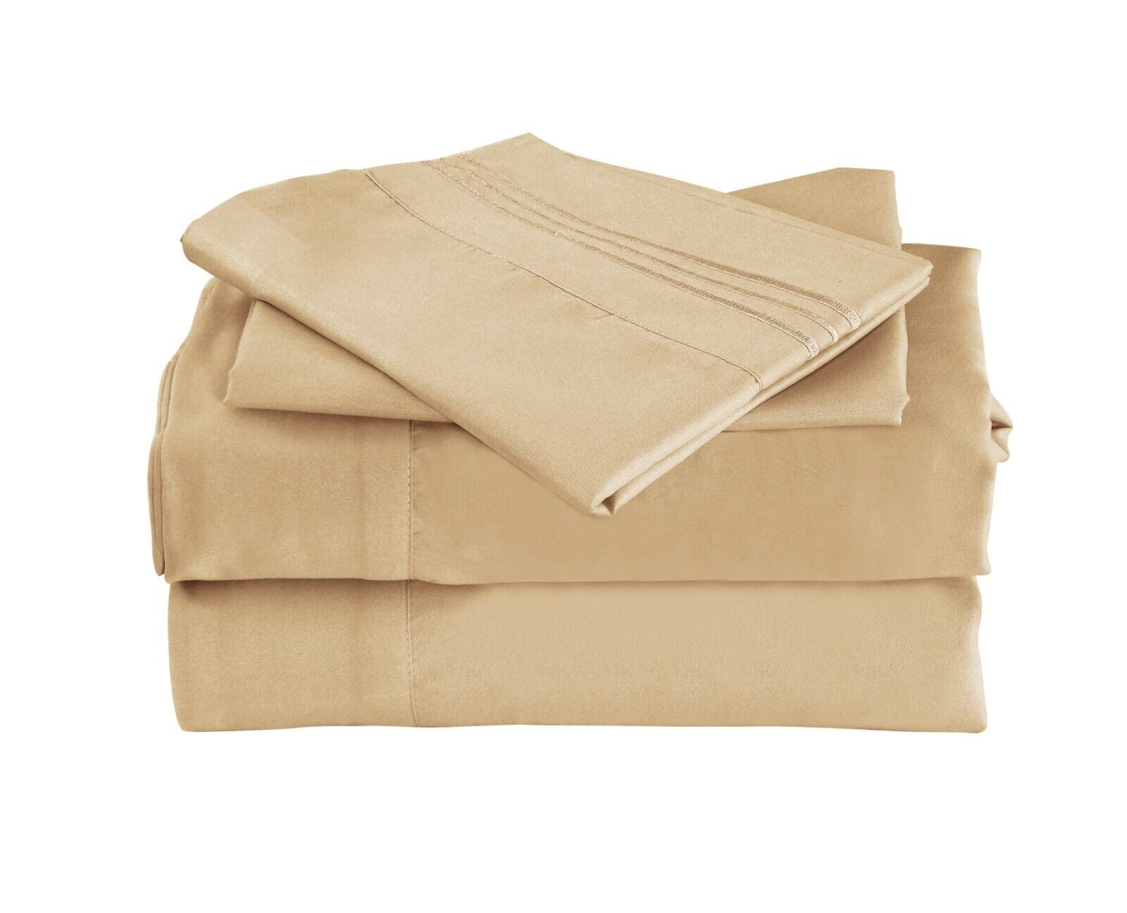 Home Goods Luxury Bamboo Sheet Set Soft Hypoallergenic Deep Pocket 4 Pc Set