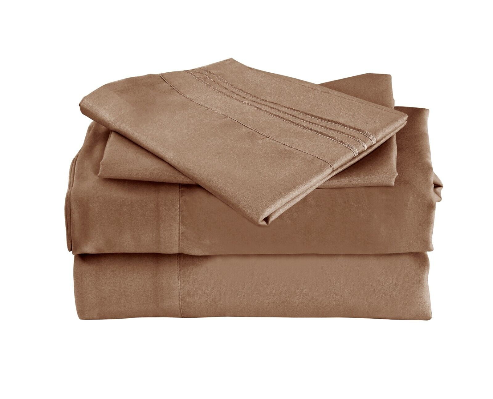 Home Goods Luxury Bamboo Sheet Set Soft Hypoallergenic Deep Pocket 4 Pc Set