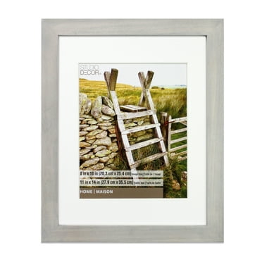Home Gray Washed Flat Frame by Studio Décor®