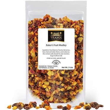 Traina Hoe Grown All Aerican Sun Dried Fruit Blend - Diced Peaches...
