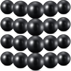Home Gym 20-Pack 9 Inch Mini Pilates Balls - Non-Slip PVC Core Stability Yoga Barre Training Set