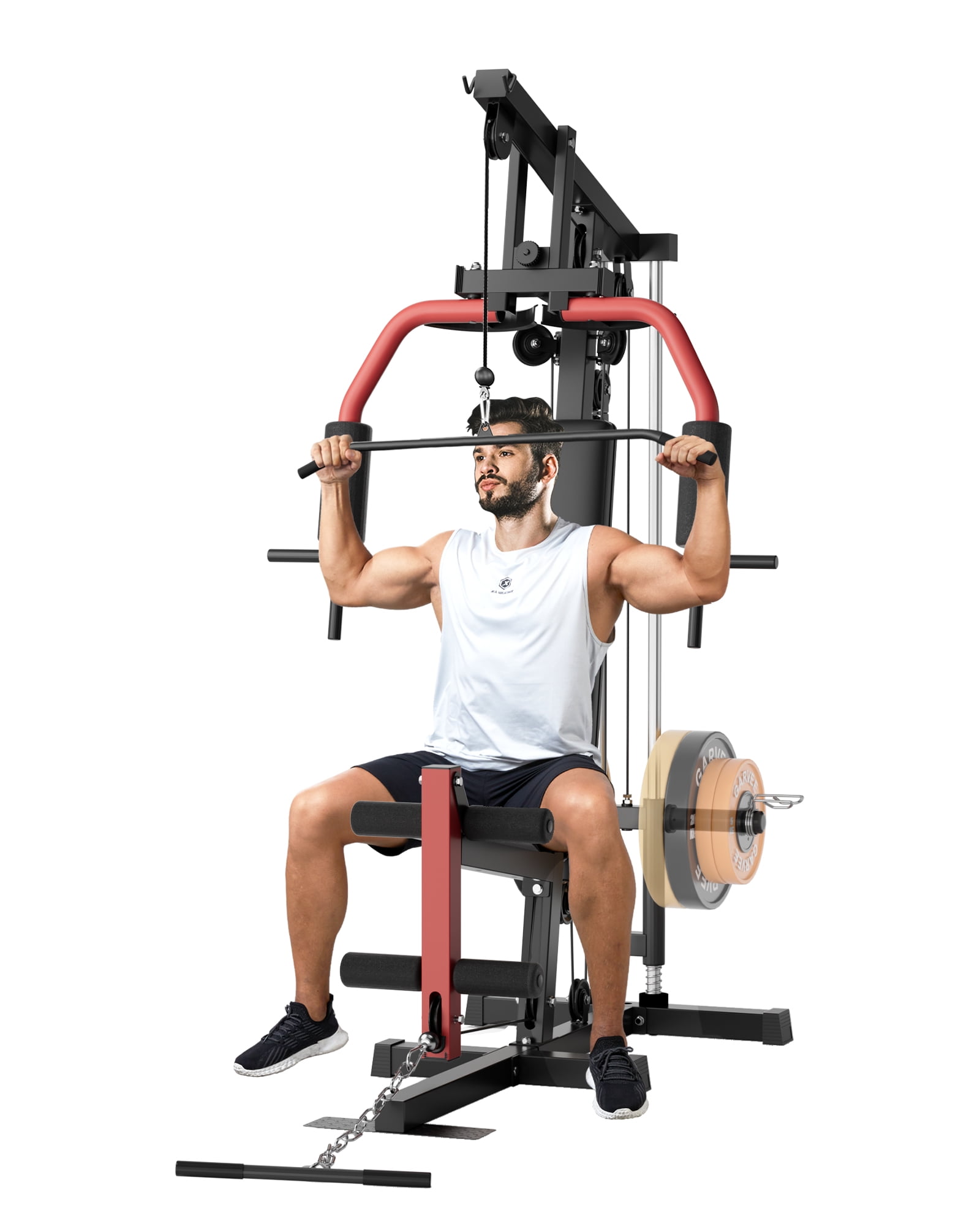 Home Gym Equipment, 400LBS Weight Capacity All in One Full Body ...