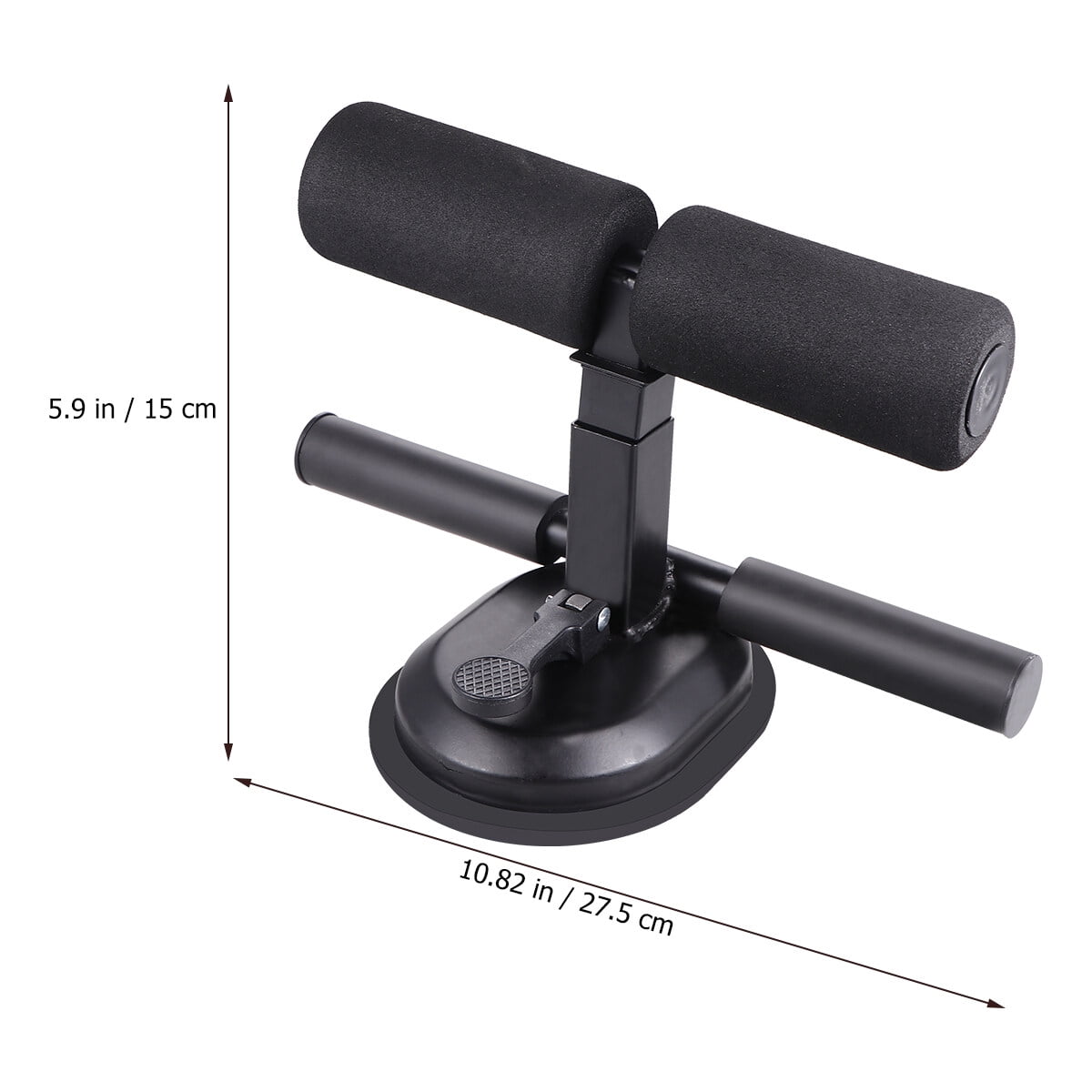 Home Gym Equipment Floor Mounted Sit up Bar Fitness Exercise Waist Belly Tool Man