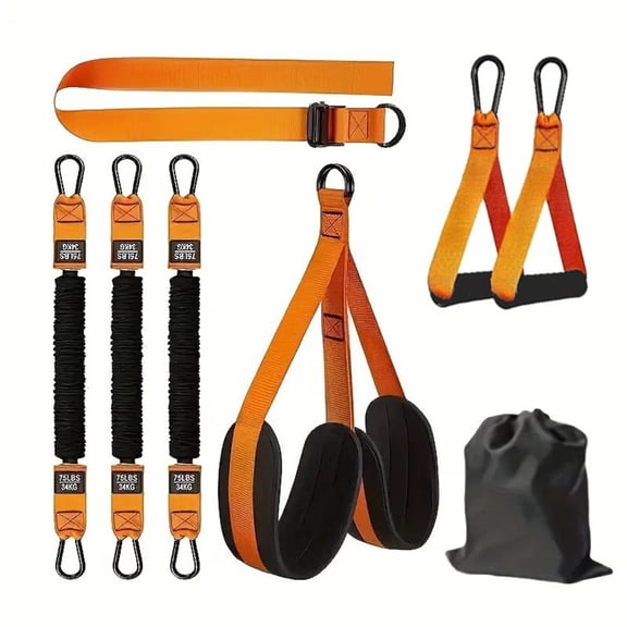 Home Gym Equipment Resistance Bands, Workout Bands with Handles, Door Anchor, Tricep Rope Cable Attachment for Push Downs, Biceps Curl, Sculpt Your Triceps, Arms, Back, Abs, Shoulder