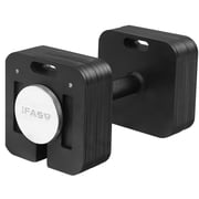 Home Gym Equipment, Square Dumbbell 9 in 1 Free Adjustable Dumbbell 80LBS square Dumbbell 9 in 1 Free Weights for Multi weight Options Quick-Lock Adjustable Dumbbell, Black Exercise Equipment