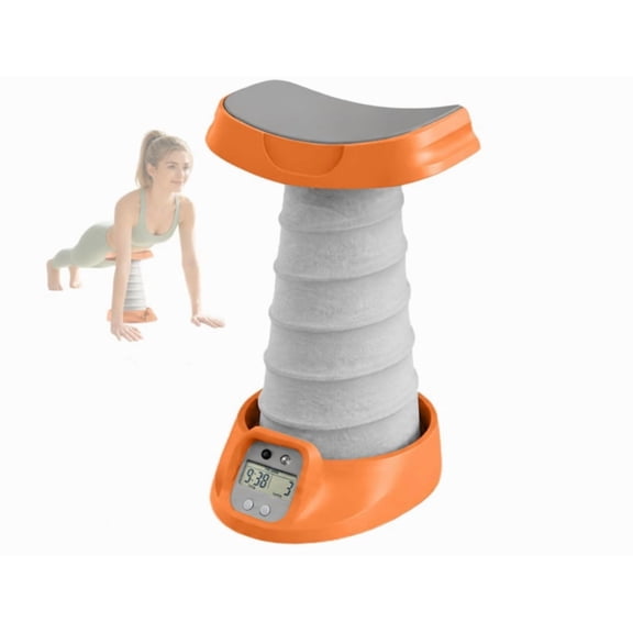 Home Gym Essentials with Counter, Push Up Assist High-Strength Spring Steel, Push Up Helper Abdominal Exercise Machine, Strength Training Pushup Stands Orange,34.5 * 24cm