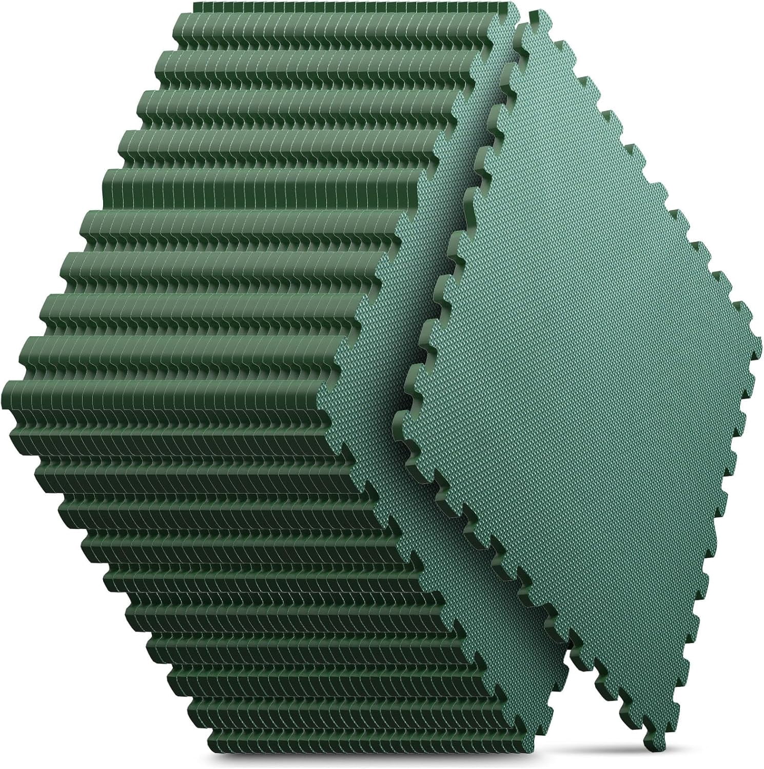 Home Gym Mat, Puzzle Exercise Mat, EVA Interlocking Foam Floor Tiles ...