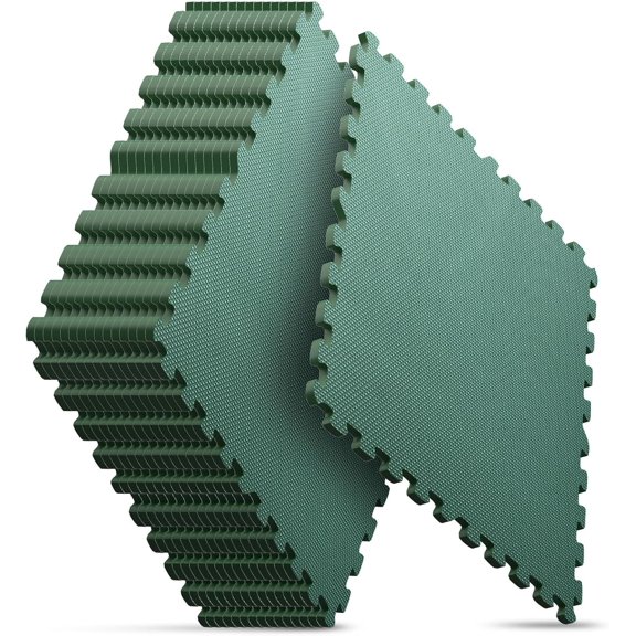 Home Gym Mat, Puzzle Exercise Mat, EVA Interlocking Foam Floor Tiles for Home Workout Equipment and Kids' Play Areas