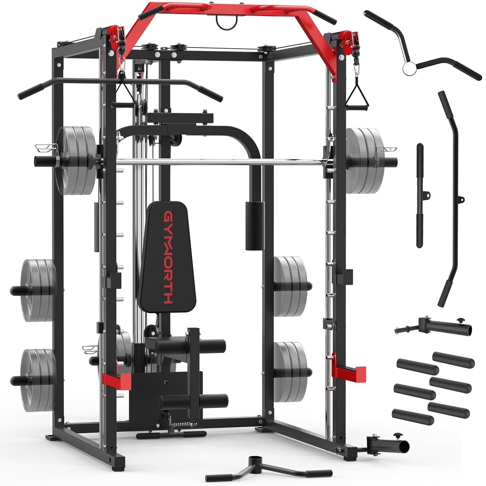Curl Rack Machine Home Gym Smith Machine, 2000 LBS Power Rack, Power Liberia | Ubuy