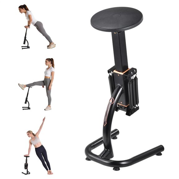Home Gym Squat Machine Exercise Equipment, Height Adjustable Squat Assist Trainer for Deep Squat Hip Thrust, Portable Lower Body Workout Bench Target Glutes Quads Hamstrings