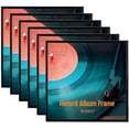thumbnail image 1 of Home&Habitat 12.5x12.5 Black Photo Album Frame, 6 Pack, Record Album Frames,Holds 12.5x12.5 Photos, 1 of 5