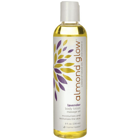 Home Health Almond Glow Body Lotion Massage Oil - Lavender 8 fl oz Liq